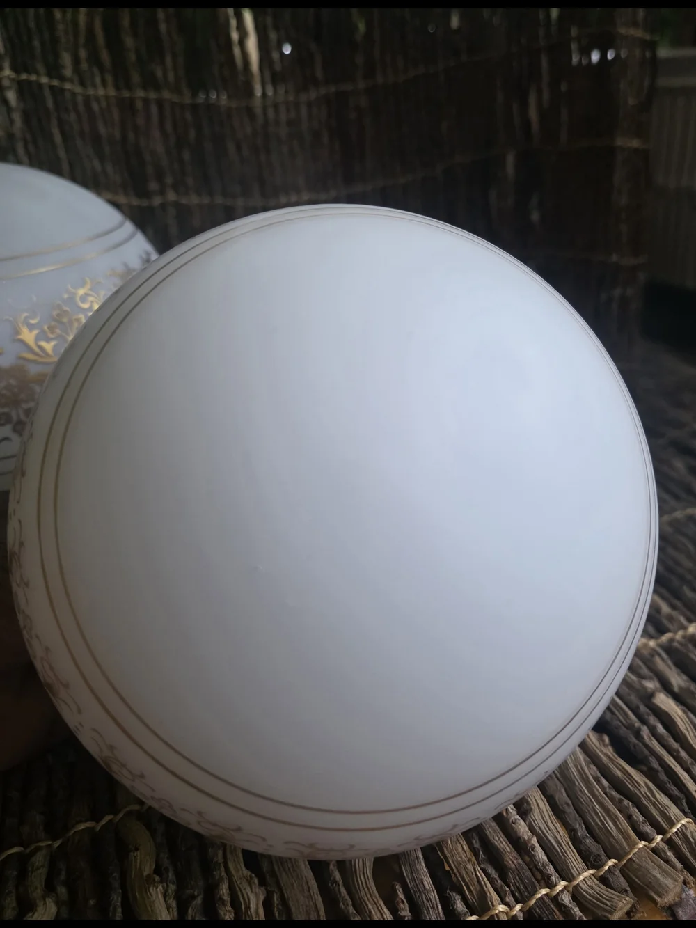 Vintage 1920s globe Light Shade Ceiling 6
